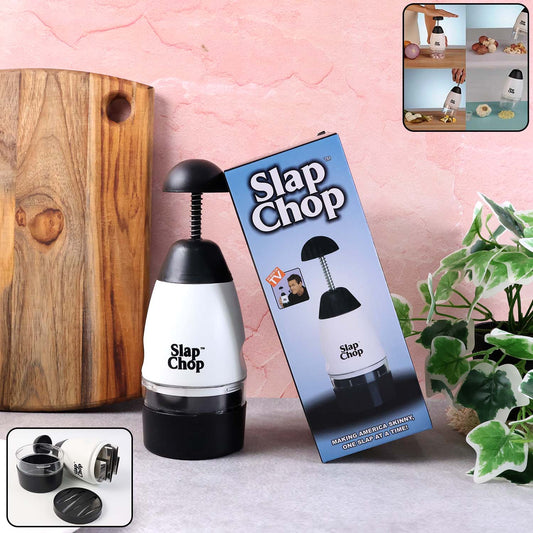 Slap Chop Hand Press Vegetable Fruit Chopper (1 Pc)