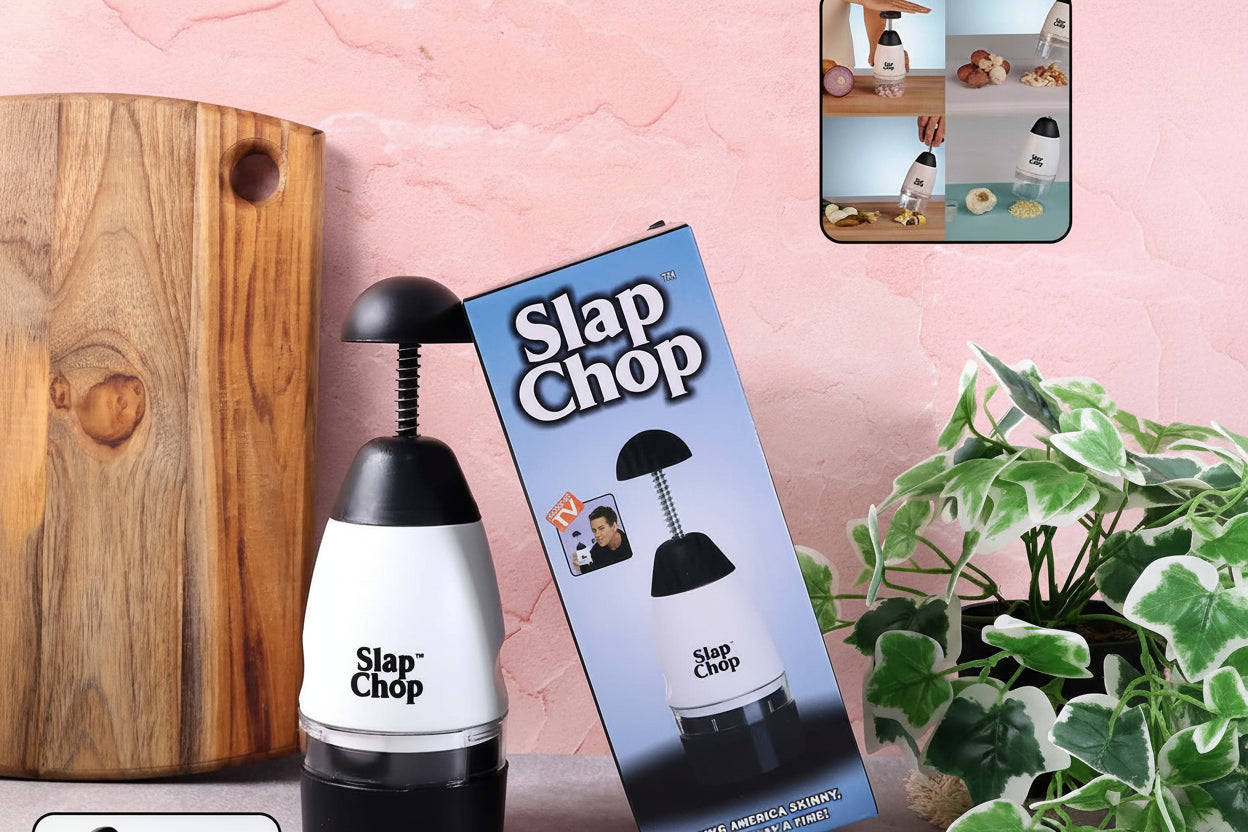 Slap Chop Hand Press Vegetable  Fruit Chopper (1 Pc)