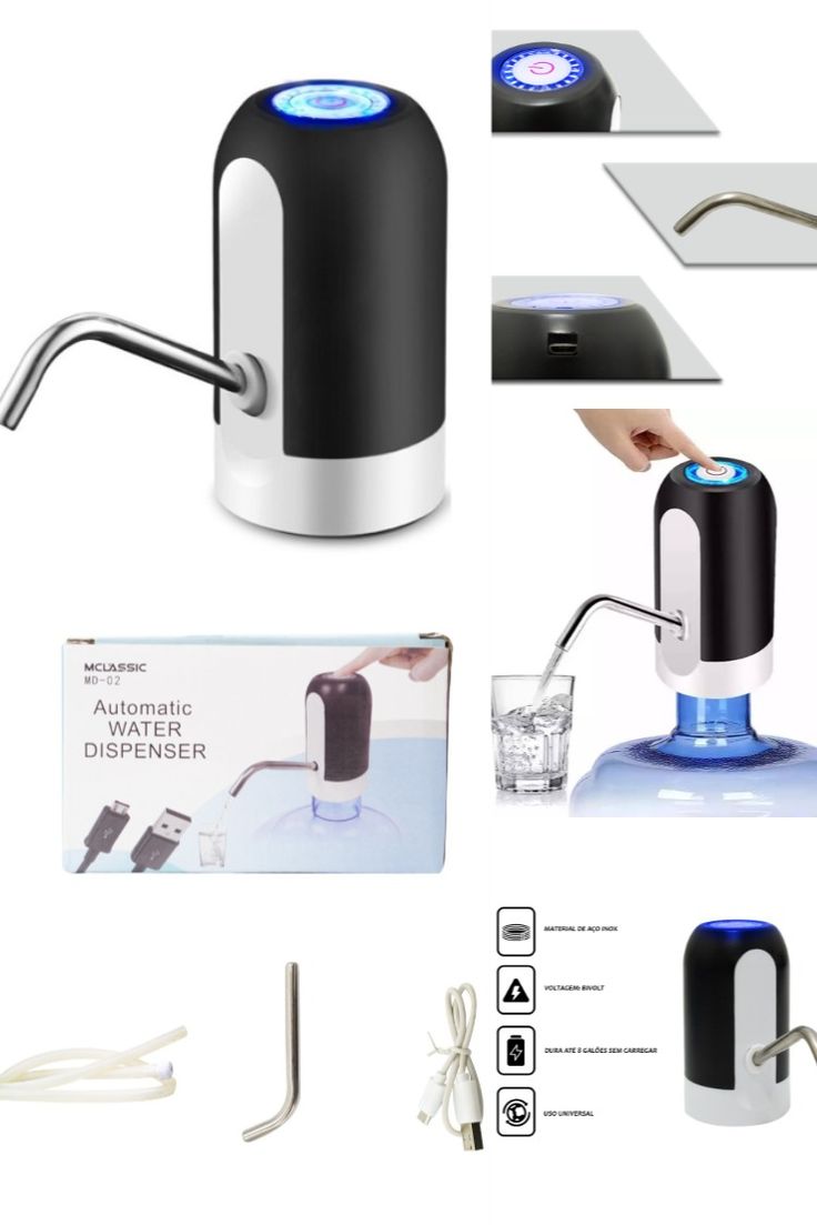 Automatic Drinking Cooler Usb Charging Portable Pump Dispenser
