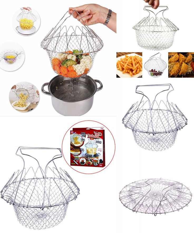 Foldable Strainer Chef Basket