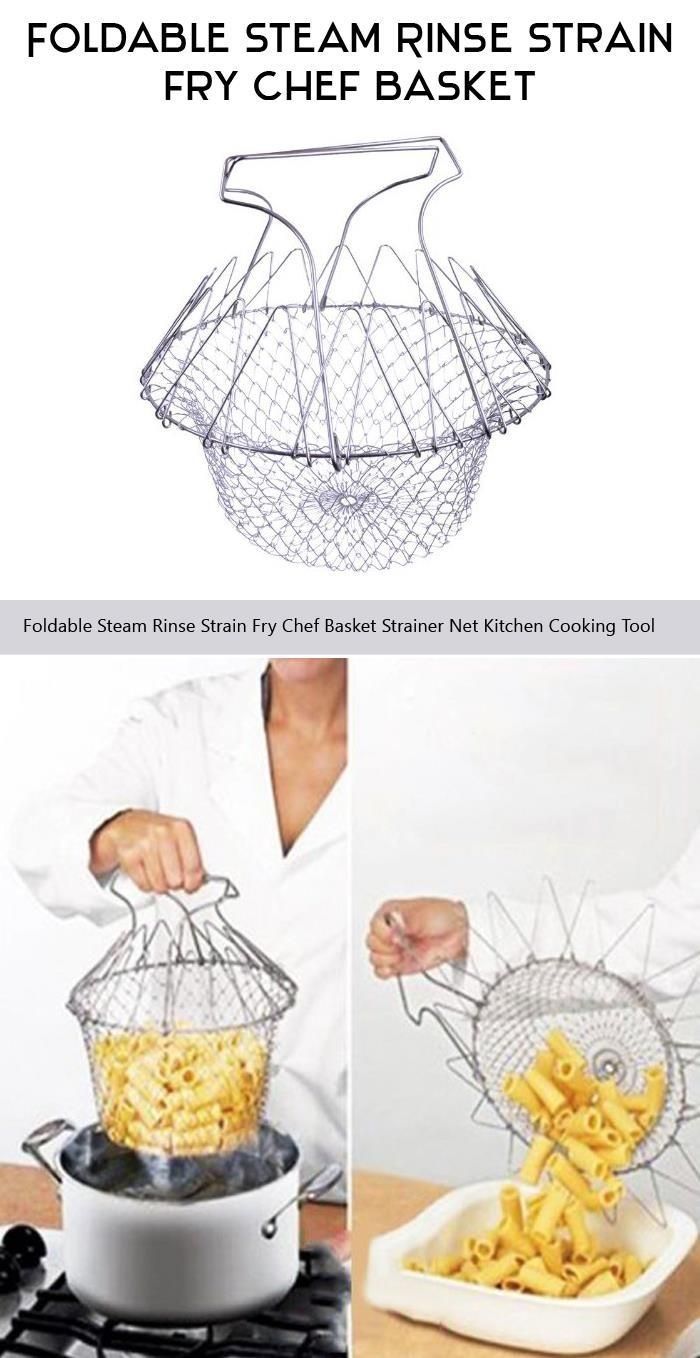 Foldable Strainer Chef Basket