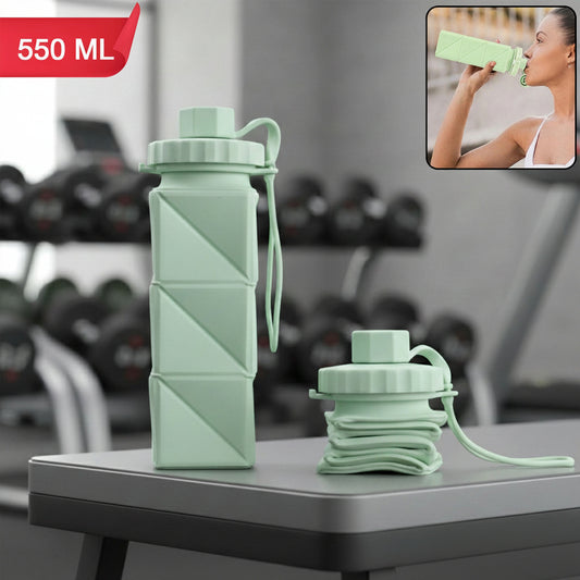Premium Foldable Collapsible Water Bottle (1 Pc)